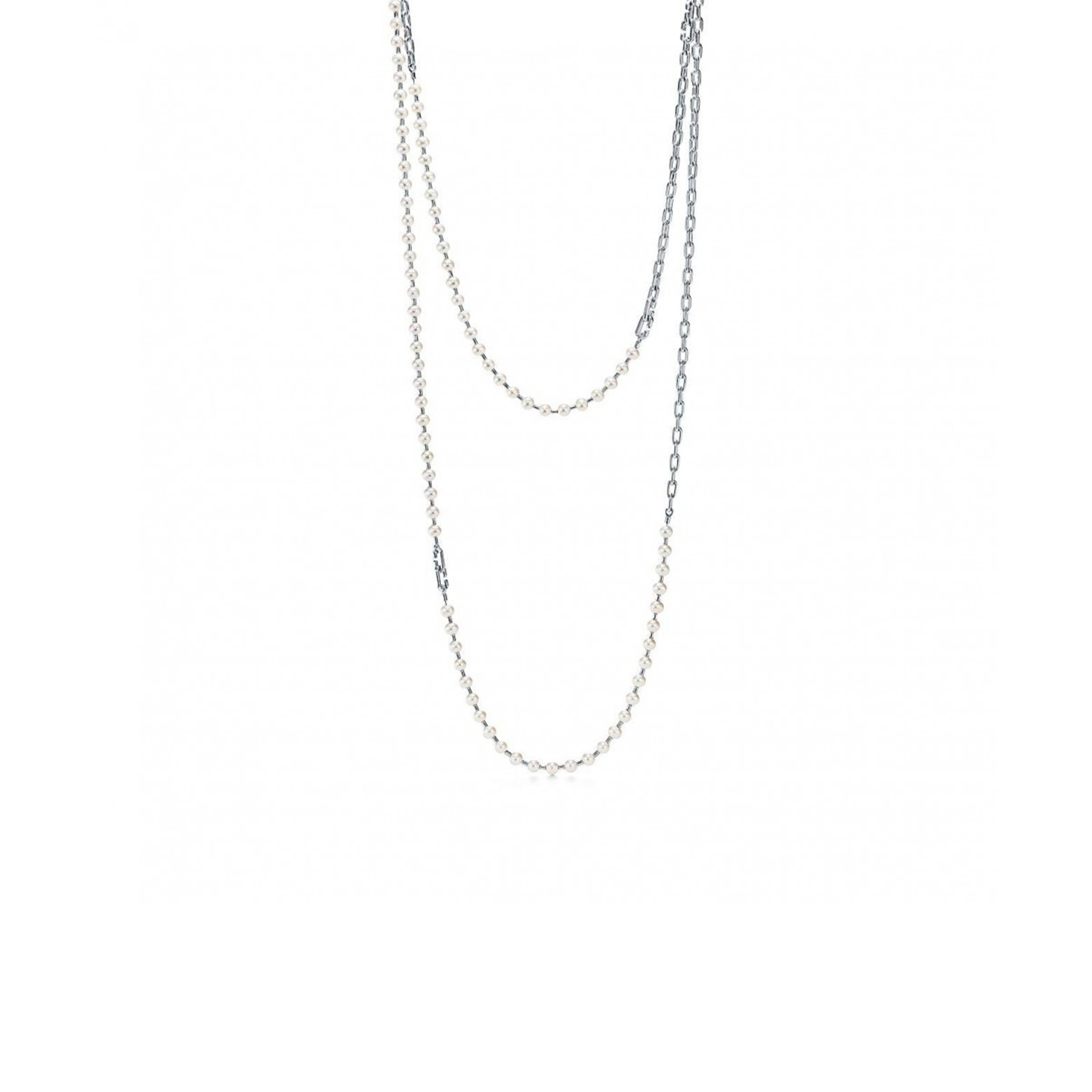 TIFFANY HARDWEAR PEARL WRAP NECKLACE 64047930